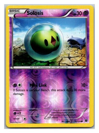 Solosis 33/124 Fates Collide (Reverse Holo) (Exc Condition)