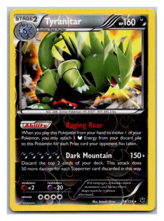 Tyranitar 56/124 Fates Collide (Reverse Holo) (Exc Condition)