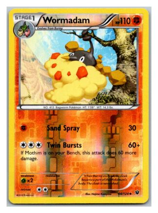 Wormadam 44/124 Fates Collide (Reverse Holo) (Exc Condition)