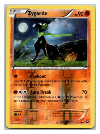 Zygarde 52/124 Fates Collide (Reverse Holo) (Exc Condition)