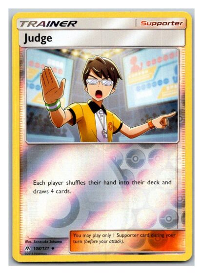 Judge 108/131 Forbidden Light (Reverse Holo) (Exc Condition)