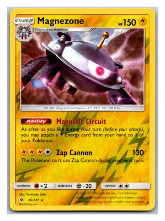 Magnezone 36/131 Forbidden Light (Reverse Holo) (Exc Condition)