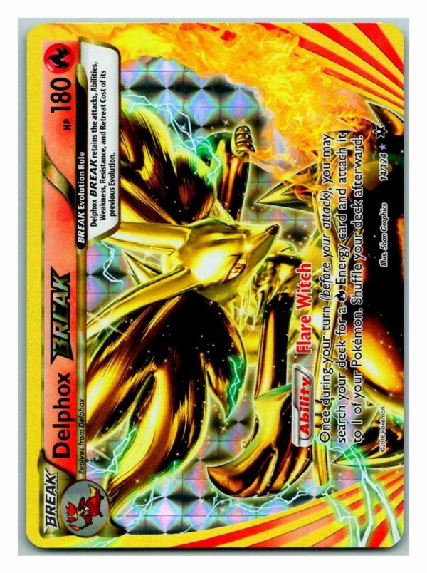 Delphox Break 14/124 Fates Collide (Ultra Rare) (Exc Condition)