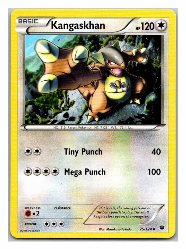 Kangaskhan 75/124 Fates Collide (Uncommon) (Exc Condition)