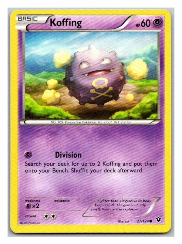 Koffing 27/124 Fates Collide (Common) (Exc Condition)