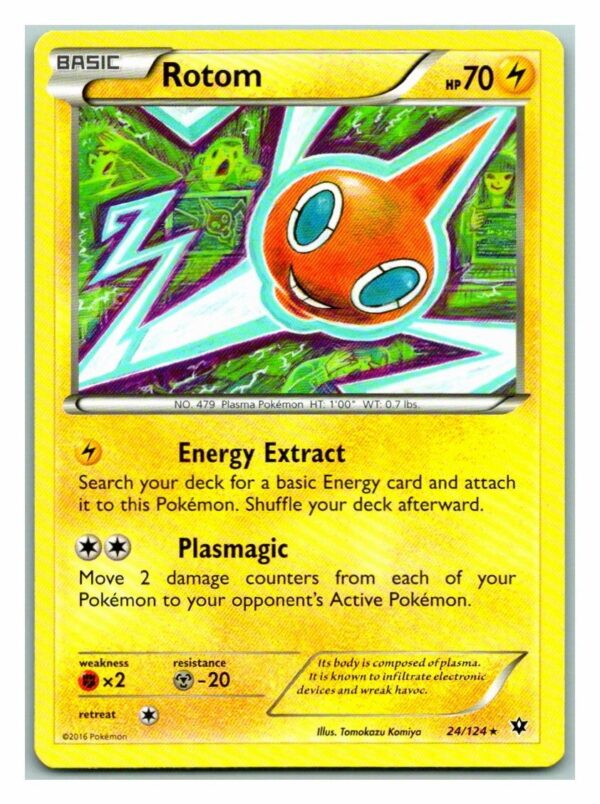 Rotom 24/124 Fates Collide (Rare) (Exc Condition)