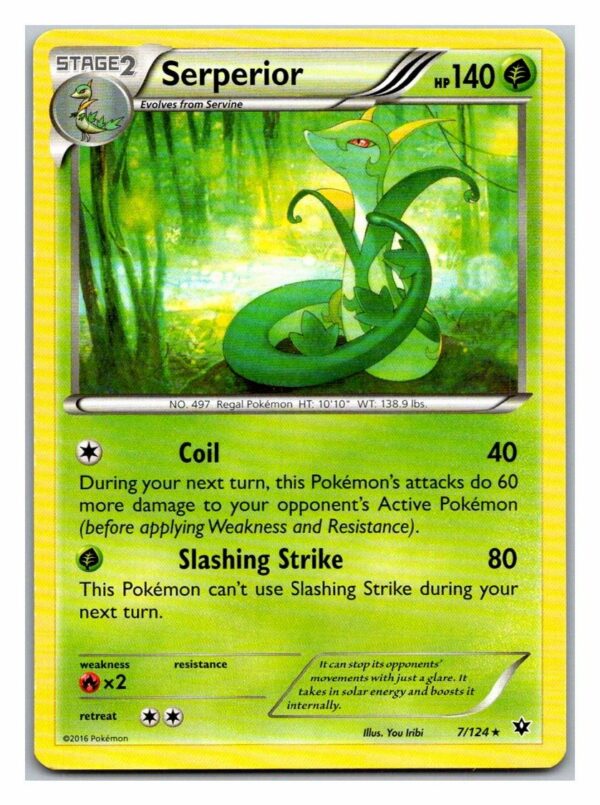 Serperior 7/124 Fates Collide (Rare) (Exc Condition)