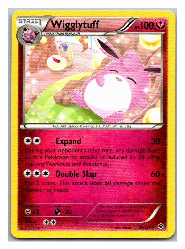 Wigglytuff 66/124 Fates Collide (Uncommon) (Exc Condition)