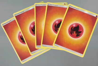 Lot of 5 Basic Energy (Fire)