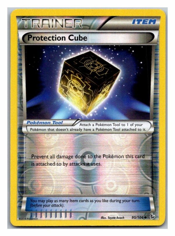 Protection Cube 95/106 Flashfire (Reverse Holo) (LP Condition)