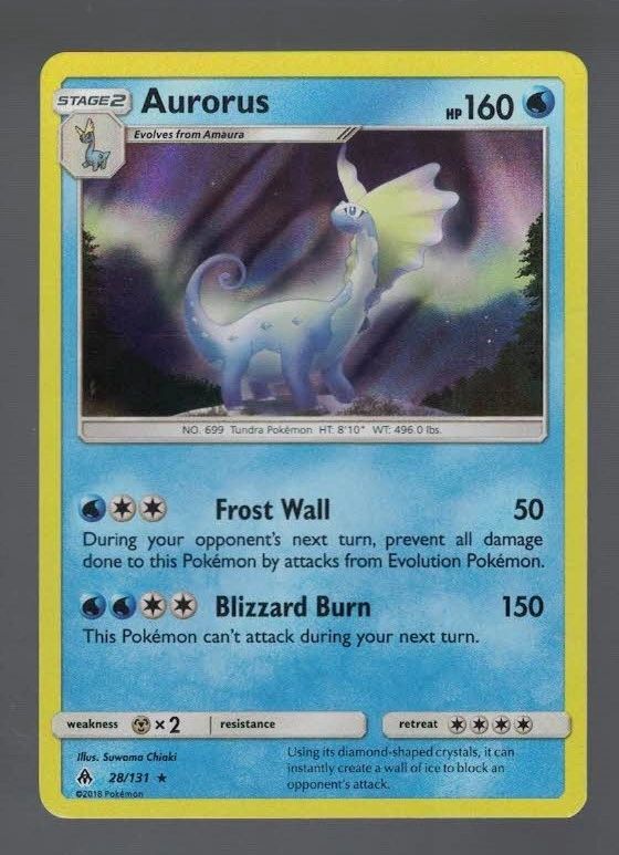 Aurorus 28/131 Forbidden Light (Holo) (Exc Condition)