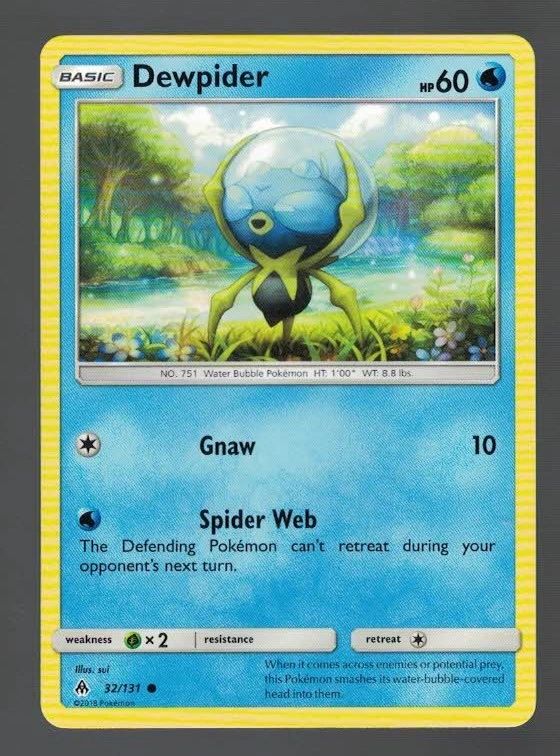 Dewpider 32/131 Forbidden Light (Common) (Exc Condition)