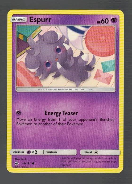 Espurr 44/131 Forbidden Light (Common) (Exc Condition)