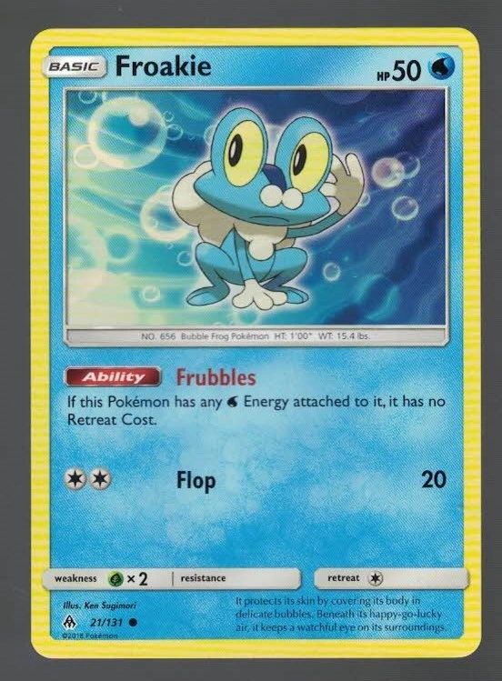 Froakie 21/131 Forbidden Light (Common) (Exc Condition)