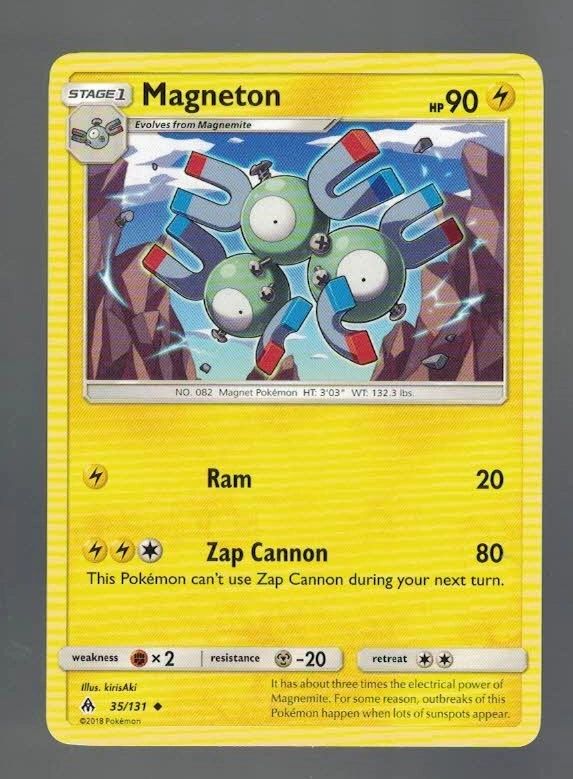 Magneton 35/131 Forbidden Light (Uncommon) (Exc Condition)