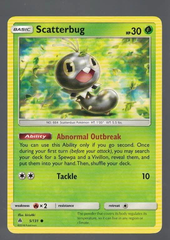 Scatterbug 5/131 Forbidden Light (Common) (Exc Condition)
