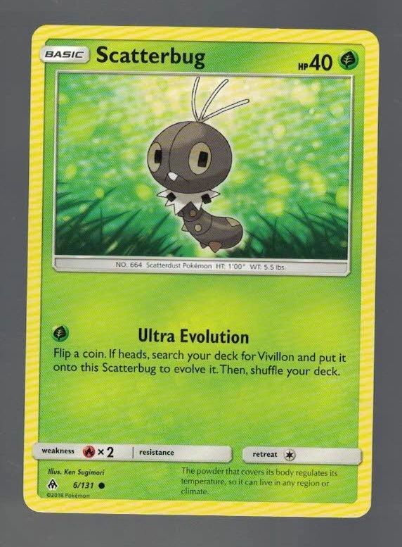 Scatterbug 6/131 Forbidden Light (Common) (Exc Condition)