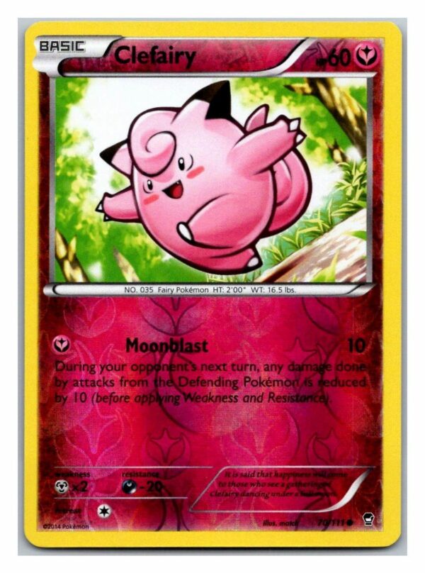 Clefairy 70/111 Furious Fists (Reverse Holo) (Exc Condition)