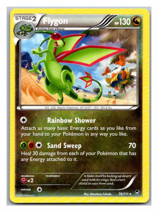 Flygon 76/111 Furious Fists (Rare) (Exc Condition)