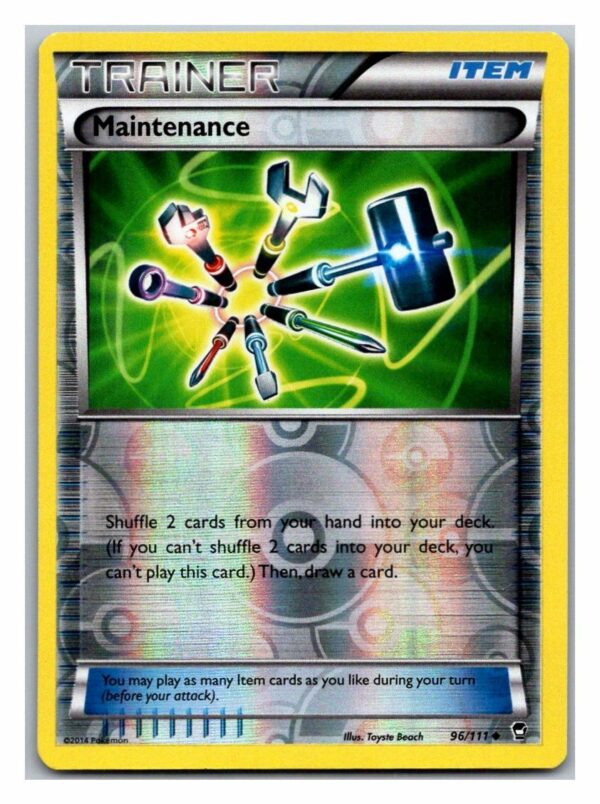 Maintenance 96/111 Furious Fists (Reverse Holo) (LP Condition)
