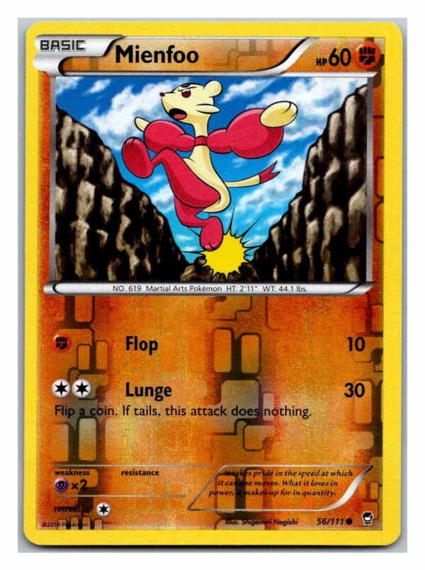 Meinfoo 56/111 Furious Fists (Reverse Holo) (LP Condition)