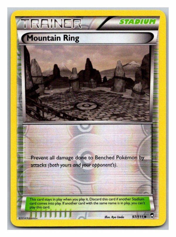 Mountain Ring 97/111 Furious Fists (Reverse Holo) (LP Condition)