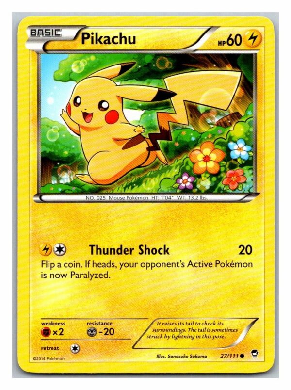 Pikachu 27/111 Furious Fists (Common) (LP Condition)