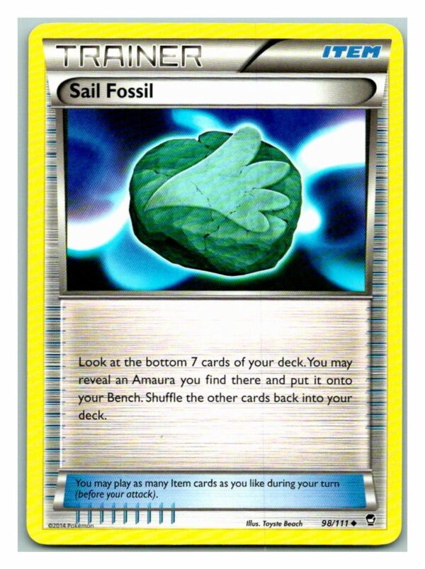 Sail Fossil 98/111 Furious Fists (Uncommon) (Exc Condition)