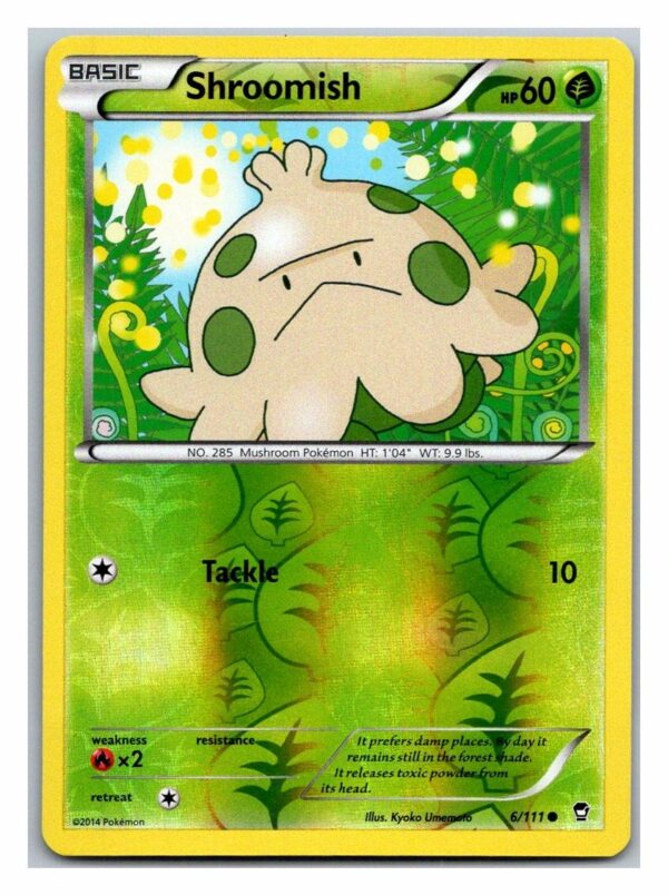 Shroomish 6/111 Furious Fists (Reverse Holo) (Exc Condition)
