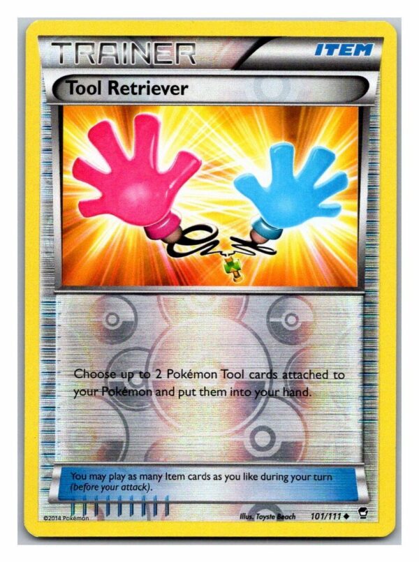 Tool Retriever 101/111 Furious Fists (Reverse Holo) (LP Condition)