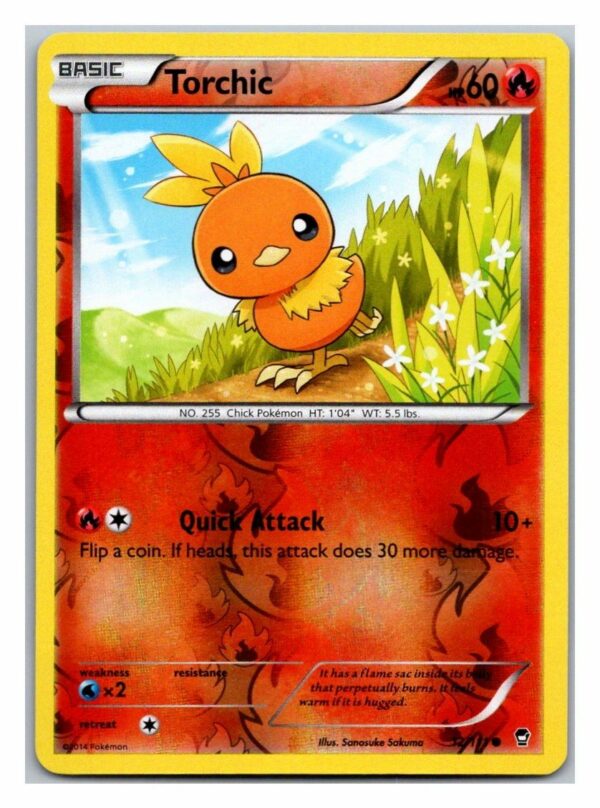 Torchic 12/111 Furious Fists (Reverse Holo) (LP Condition)