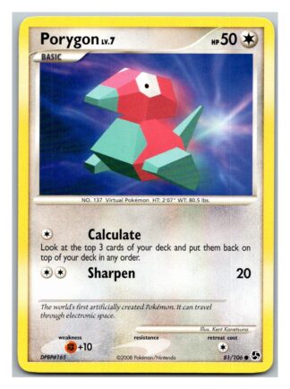 Porygon 81/106 Great Encounters (Common) (Exc Condition)