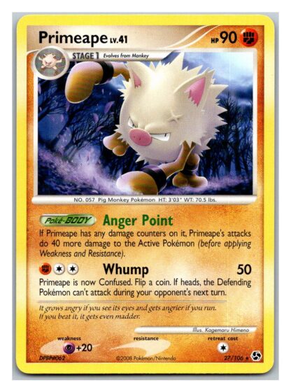 Primeape 27/106 Great Encounters (Rare) (LP Condition)