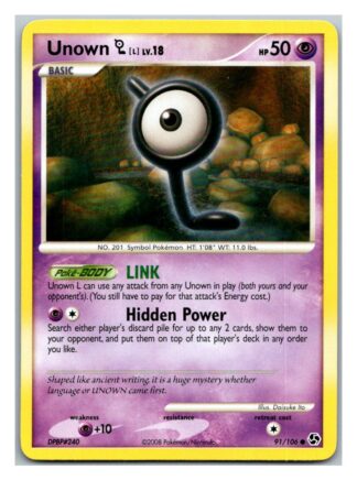 Unown L 91/106 Great Encounters (Common) (LP Condition)