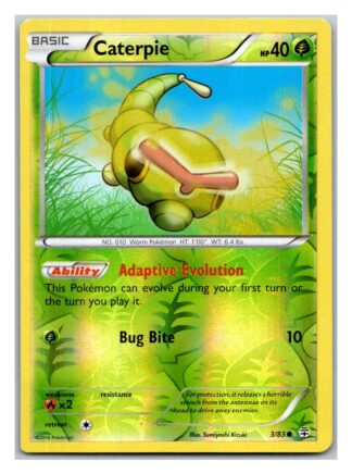 Caterpie 3/83 Generations (Reverse Holo) (Exc Condition)