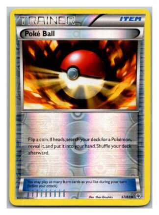 Poke Ball 67/83 Generations (Reverse Holo) (Exc Condition)