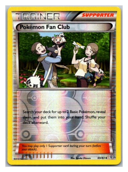 Pokemon Fan Club 69/83 Generations (Reverse Holo) (Exc Condition)
