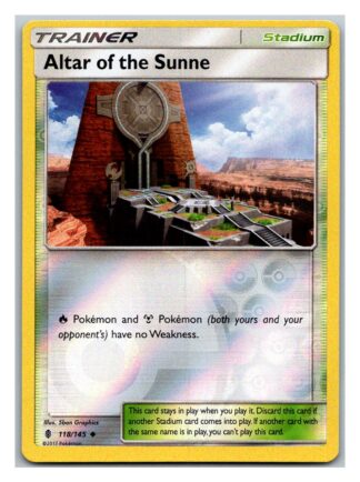 Altar of the Sunne 118/145 Guardians Rising (Reverse Holo) (Exc Condition)