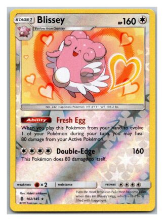 Blissey 102/145 Guardians Rising (Reverse Holo) (Exc Condition)
