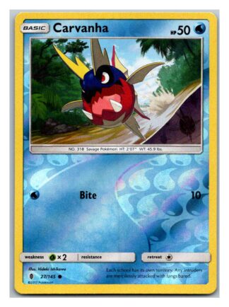 Carvanha 27/145 Guardians Rising (Reverse Holo) (Exc Condition)