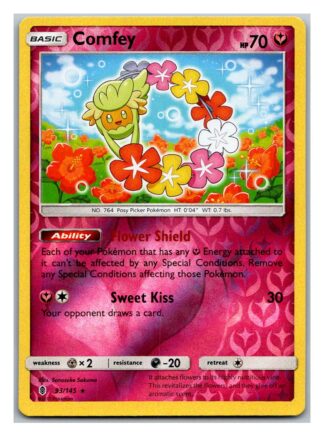 Comfey 93/145 Guardians Rising (Reverse Holo) (Exc Condition)