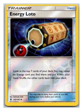 Energy Loto 122/145 Guardians Rising (Reverse Holo) (Exc Condition)