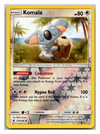 Komala 114/145 Guardians Rising (Reverse Holo) (Exc Condition)