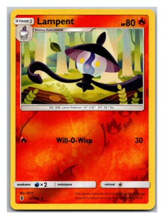 Lampent 12/145 Guardians Rising (Reverse Holo) (Exc Condition)