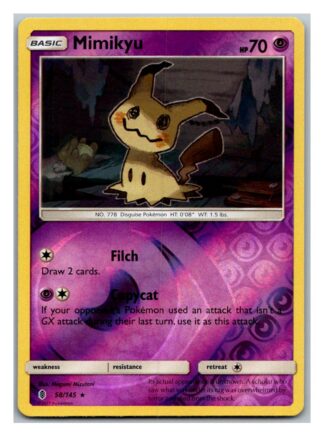 Mimikyu 58/145 Guardians Rising (Reverse Holo) (Exc Condition)
