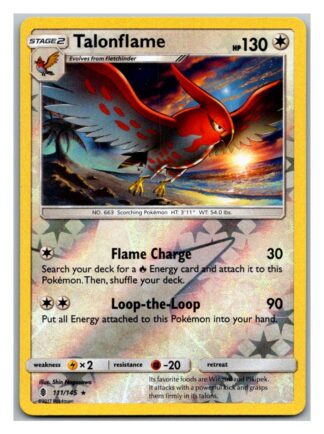 Talonflame 111/145 Guardians Rising (Reverse Holo) (Exc Condition)