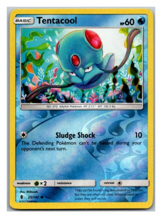 Tentacool 23/145 Guardians Rising (Reverse Holo) (Exc Condition)