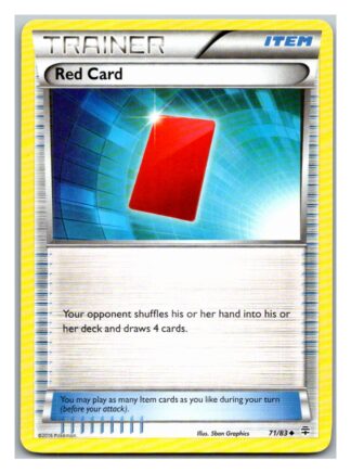 Red Card 71/83 Generations (Uncommon) (Exc Condition)