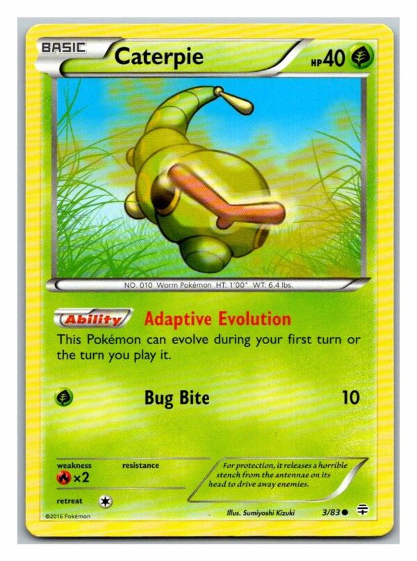 Caterpie 3/83 Generations (Common) (Exc Condition)
