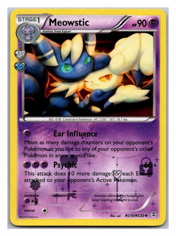 Meowstic RC15/RC32 Generations (Holo) (LP Condition)
